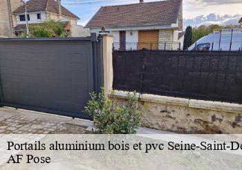 Portails aluminium bois et pvc Seine-Saint-Denis 