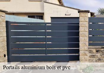 Portails aluminium bois et pvc Seine-Saint-Denis 