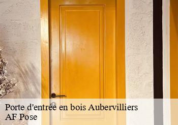 Porte d'entrée en bois  93300