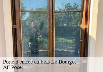 Porte d'entrée en bois  93350