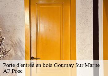 Porte d'entrée en bois  93460