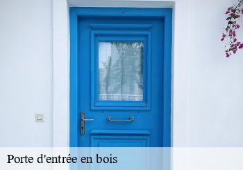 Porte d'entrée en bois  93380