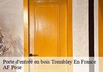 Porte d'entrée en bois  93290