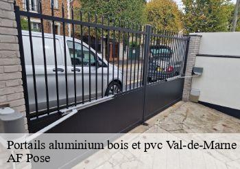 Portails aluminium bois et pvc Val-de-Marne 