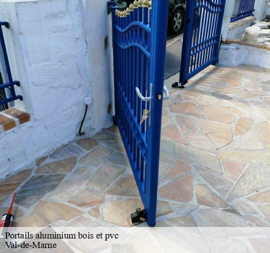 Portails aluminium bois et pvc Val-de-Marne 