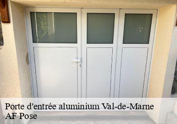 Porte d'entrée aluminium Val-de-Marne 