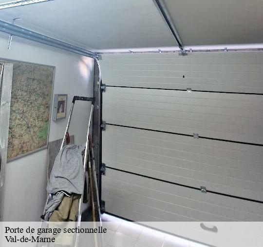 Porte de garage sectionnelle Val-de-Marne 
