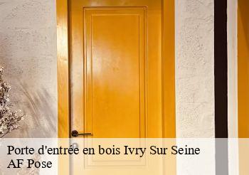Porte d'entrée en bois  94200