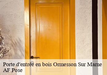 Porte d'entrée en bois  94490