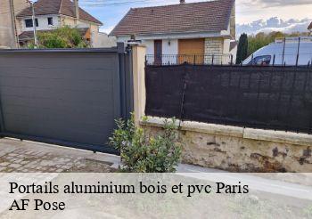 Portails aluminium bois et pvc Paris