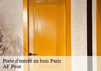 Porte d'entrée en bois Paris