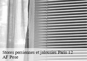 Stores persiennes et jalousies  75012