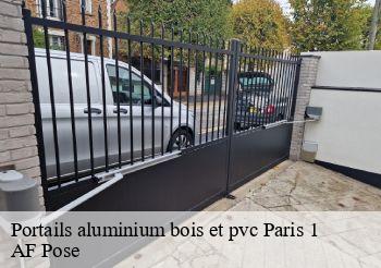 Portails aluminium bois et pvc  75001