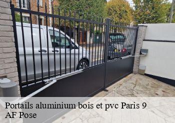 Portails aluminium bois et pvc  75009