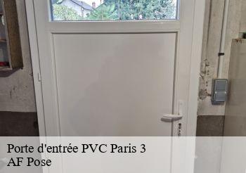 Porte d'entrée PVC  75003