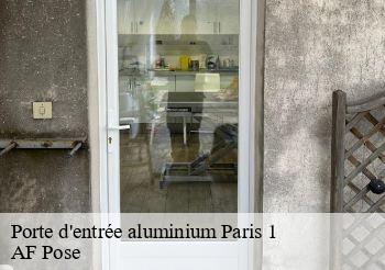 Porte d'entrée aluminium 75001