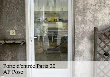 Porte d'entrée  75020