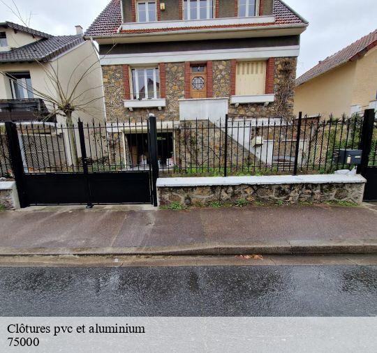 Clôtures pvc et aluminium  75000