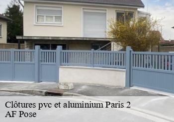 Clôtures pvc et aluminium  75002